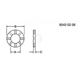 Упорная шайба, Washer, Thrust R96833 