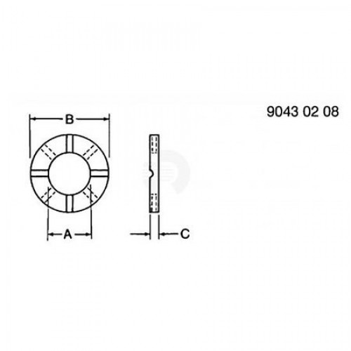 Упорная шайба, Washer, Thrust R96833 