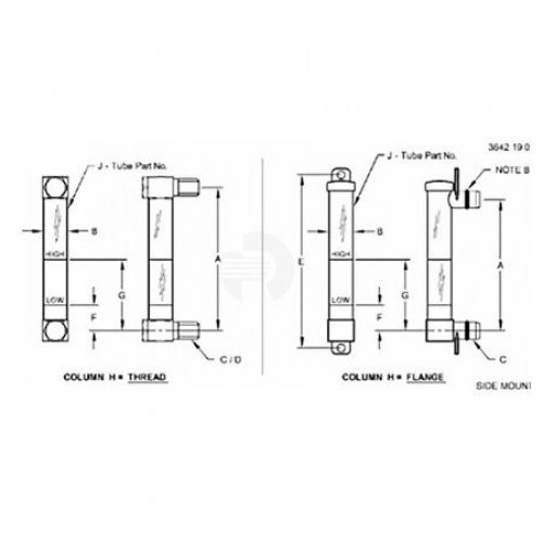 Указатель уровня, Level Gauge, Sight RE250666 