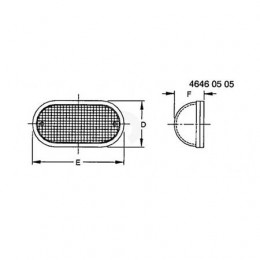 Лампа, Lamp, Panel Mount, Amber Warning RE269636 