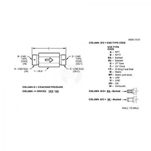 Обратный клапан, Check Valve RE504435 