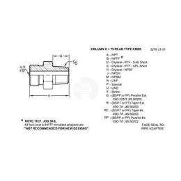 Фитинг переходника, Adapter Fitting, With Pre-applied S RE521531 