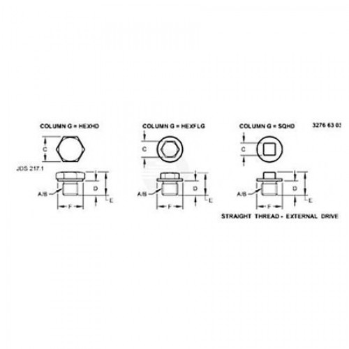 Заглушка фитинга, Fitting Plug, Plug With Seal Tier 3 RE523251 