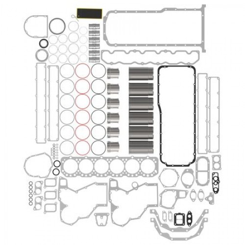 Компл. для рем. двигат., Engine Overhaul Kit, Kit,gasket,for RE524625 