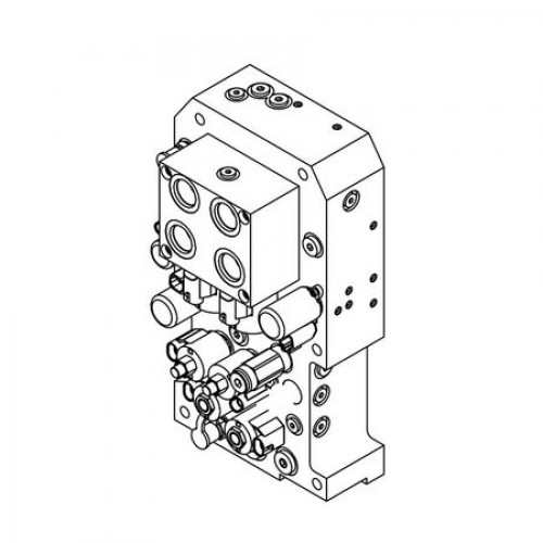 Коллектор, Manifold, Ils Manifold W/ Front Bra RE594358 