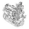 Дизельный двигатель, Diesel Engine, 6068 Ft4 Hw3a Servic SZ10018 