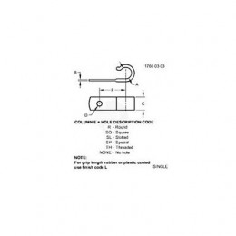 Скоба, Clamp,coated J T32231 