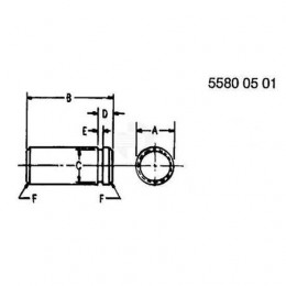 Крепление со штифтом, Pin, 30, 33 Series T9J2308 