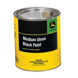 Черная краска, Black Paint, Med Gloss, Gallon TY25632 