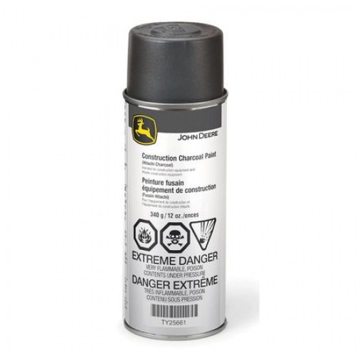 Серая аэрозольная краска, Constr Charcoal Paint, 12 Oz Spray TY25661 