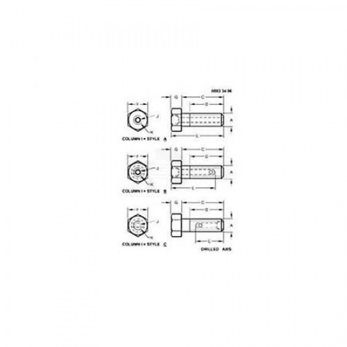 Винт с головкой, Cap Screw Z101713 