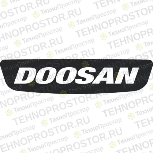 Наклейка на заднюю дверь Doosan, 7371975