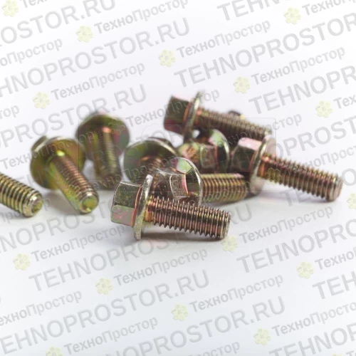 Болт фланцевый шестигранный M6 x 16мм G8.8 (Канб (Br3), JCB (1317/3203Z)