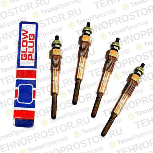 Свеча накала Isuzu C240 (10.5 V) - 4 штуки (9825119780)