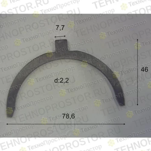 Полукольцо коленвала, +0,40 mm (59,94 mm), низ BOBCAT 6685497
