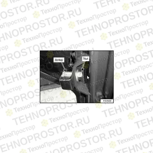 Дверная ручка для цельной стеклянной двери, 6679885