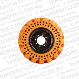 Немаркая оранжевая шина с бортовым поворотом 10 X 16,5 (30X10), левая, 7022983