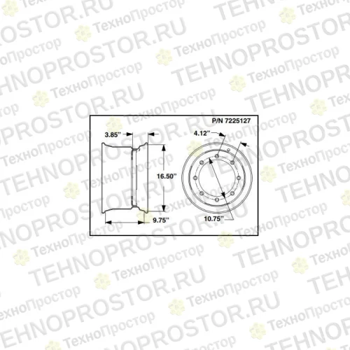 Диск колесный BOBCAT 7225127
