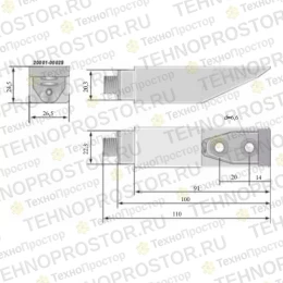 Прочная вилочная камера Jungheinrich 50433806