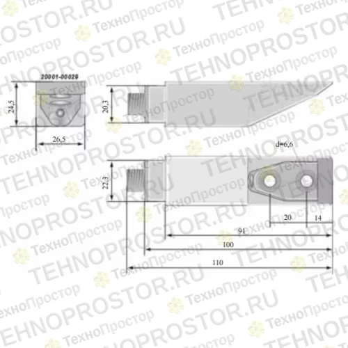Прочная вилочная камера Motec MC9050