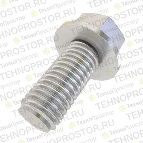 Винт, Screw, Flanged, Metric 19M7775 