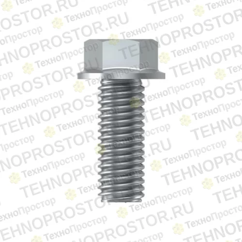 Винт, Screw, Flanged, Metric 19M7867 