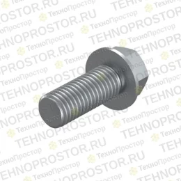 Винт, Screw, Flanged, Metric 19M7867