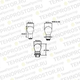 Лампа накаливания, Ge 1156kr Min. Lamp, Sc Bayonet Ba 57M8180 