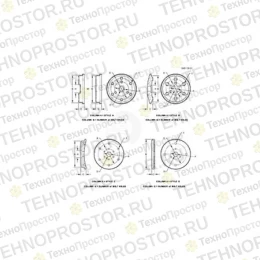 КОЛЕСО, Wheel, Outer-nylon A56565 