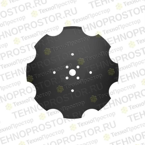 Дисковый нож, Disk, Concave Notched A72361 