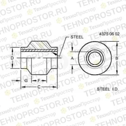 Изолятор, Isolator, Bushing - Bonded AH125201 