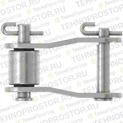 Звено цепи, Link Assy,offset, Ca550,chrome AH137631 