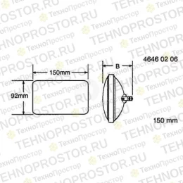 Лампа накаливания, Bulb, Ansi H9411 AH165877 