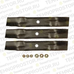 Комплект ножей косилки, Mower Blade Kit, 48 3-in1 Blade Kit AM141035 