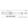 Ведущий тросик, Cable Assy-engine Tach Hour Meter AR26721 