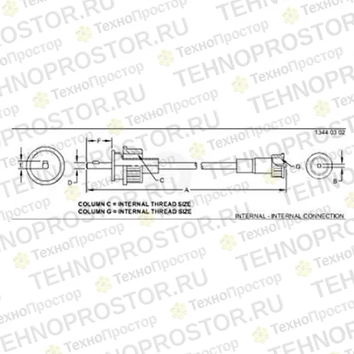 Ведущий тросик, Cable Assy-engine Tach Hour Meter AR26721 