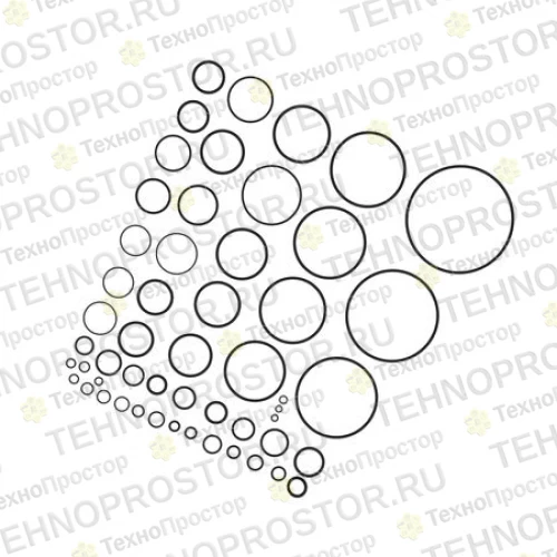 Комплект уплотн. колец, Kit,industrial O-ring, For AT130208 