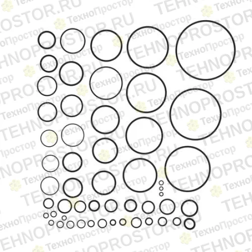 Комплект уплотн. колец, Kit,industrial O-ring, For AT130208 