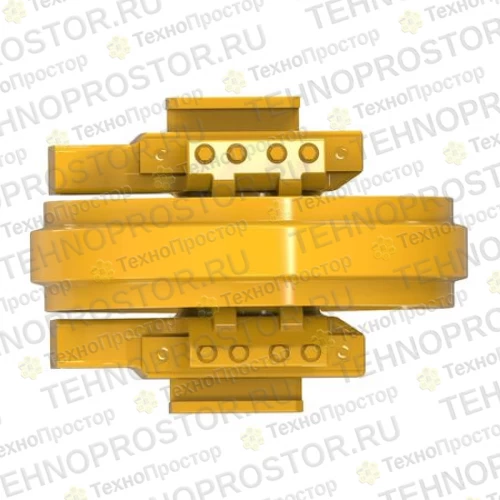 Натяжное колесо трака, 750j Idler With Brackets AT304377 