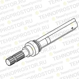 Вилка с валом, Yoke With Shaft, Shaft With Yoke AW32512 