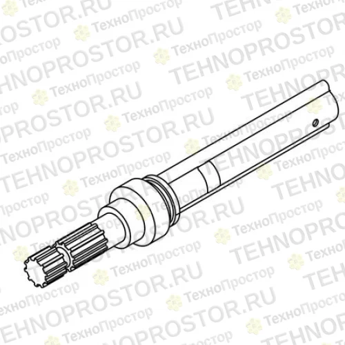 Вилка с валом, Yoke With Shaft, Shaft With Yoke AW32512 