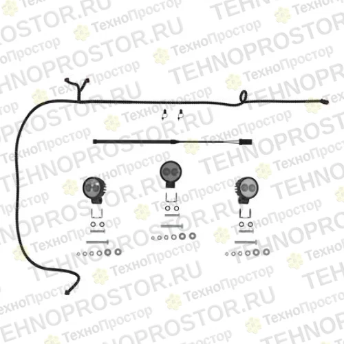 Комплект ламп, Light Kit, Front, Rear, & Center Cu BUC10430 