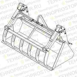Ковш погрузчика, Bucket, 73 In. Grapple (1850 Mm) BW15358 