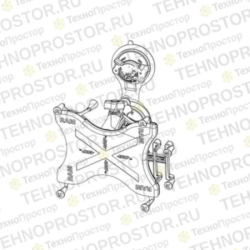 Комплект кронштейна, Bracket Kit, Tablet Mount Dual Suct BXE10607 