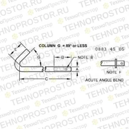 Г-образный болт, Hook Bolt, Rod, Rotary Screen Drive H173969 