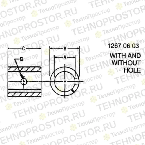Втулка, Bushing R109808 