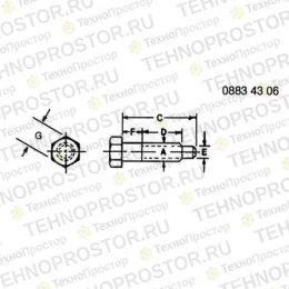Винт с гол. п/торц. кл., Socket Head Screw, Special R246360 