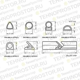 Изолятор, Seal, Inner Roof To Frame R308960 