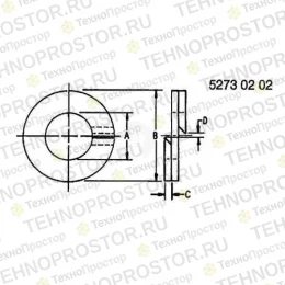 Защитное кольцо, Ring,back-up R32588 