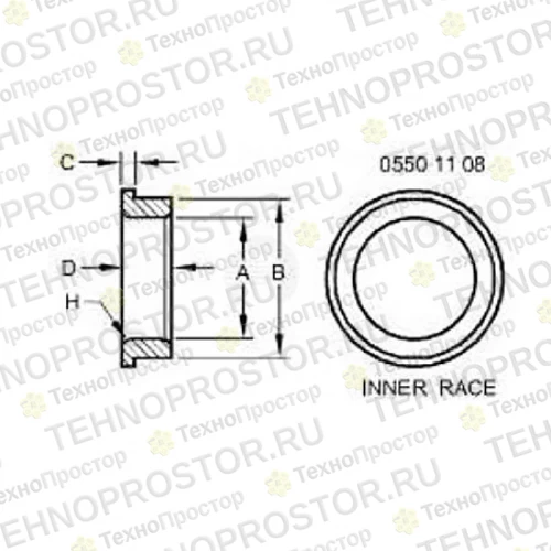 Дорожка подшипника, Race,thrust Bearing R51340 